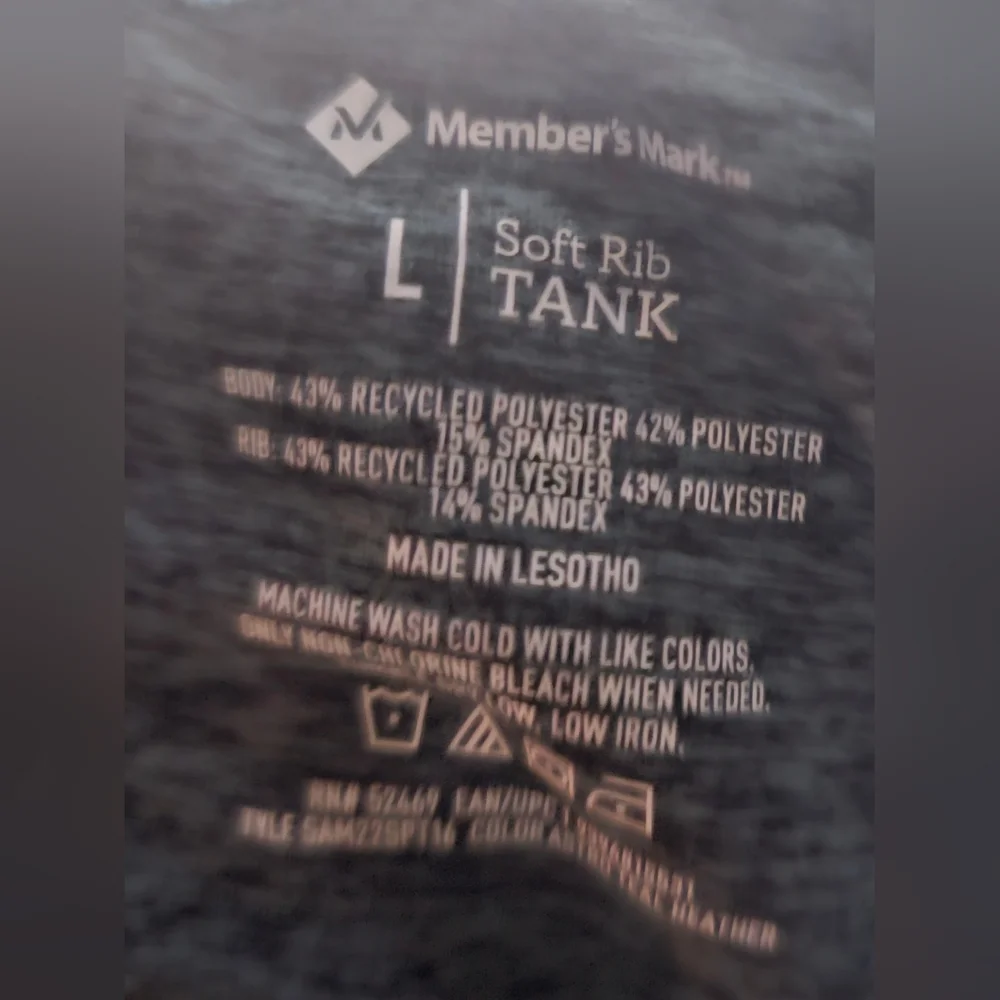 Members Mark Soft Rib Tank - Picture 3 of 4